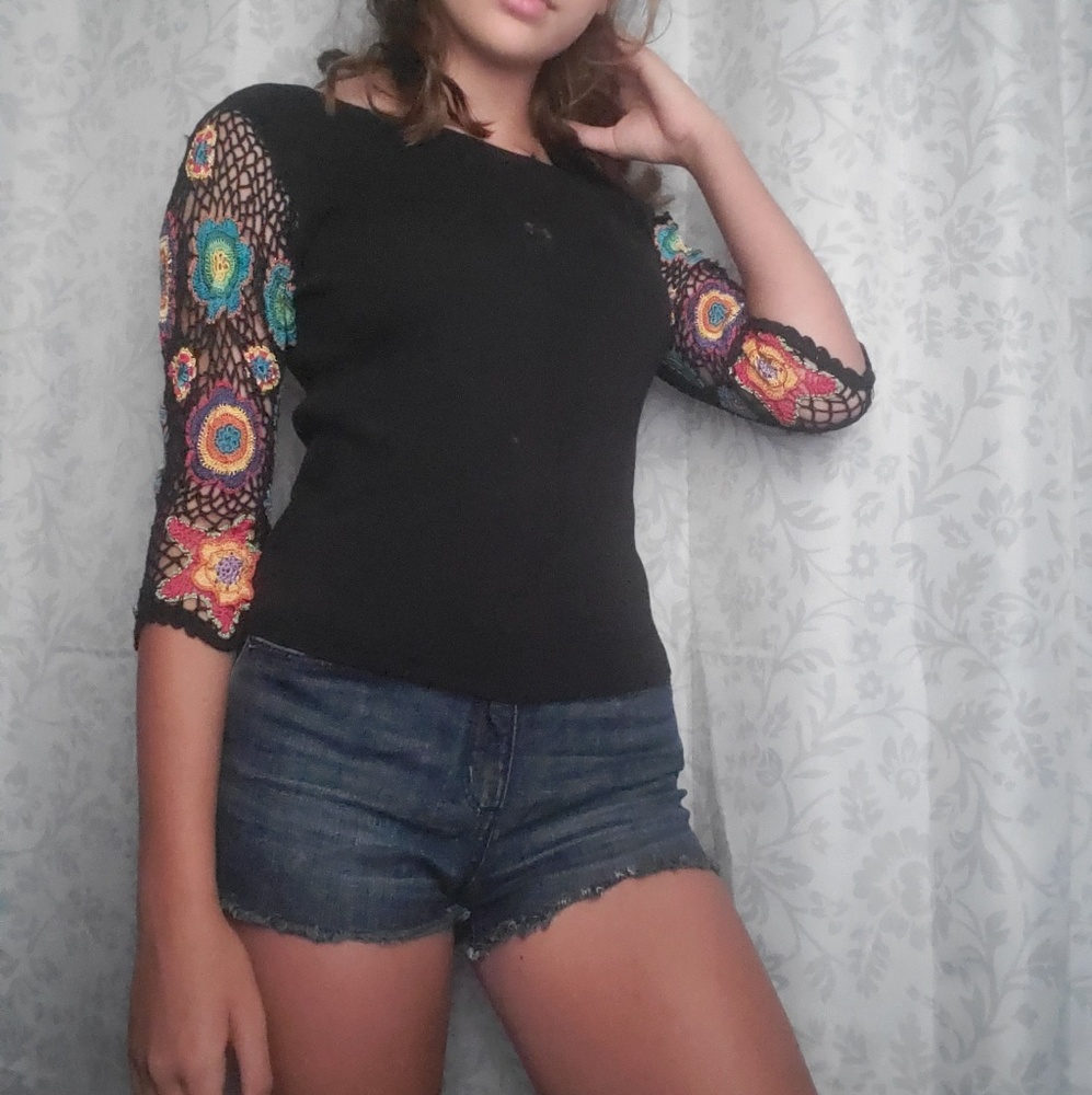 Vintage 90's Silk Joseph A top